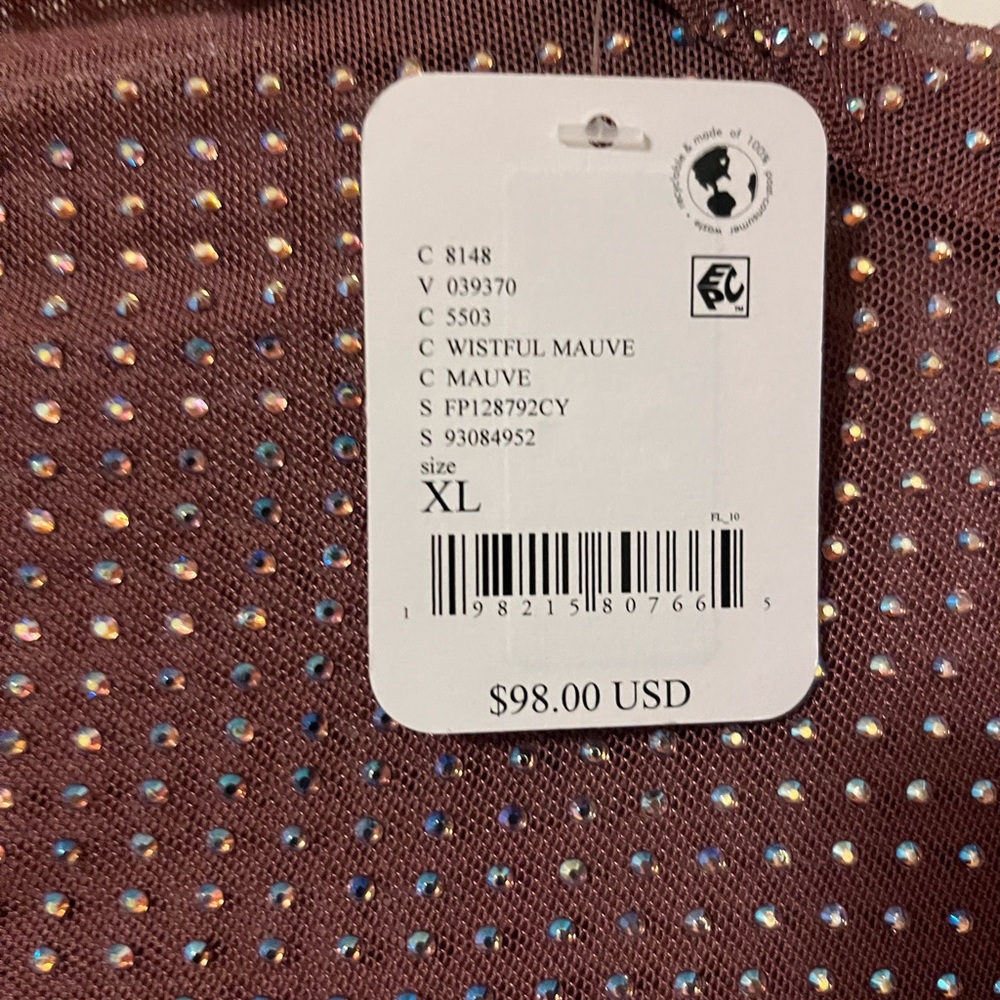 Free People/ Intimately Long Sleeve Color Wistful Mauve Size XL - Picture 8 of 9